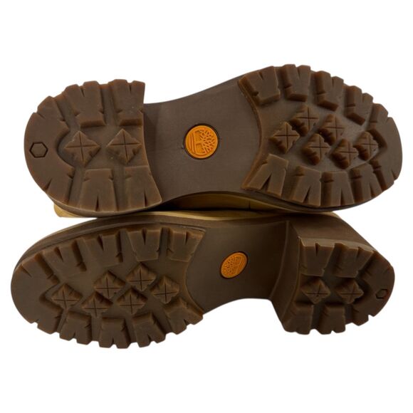 New Timberland womans lace up boots Kori Park Buckle size 7 heeled booties - Picture 7 of 9